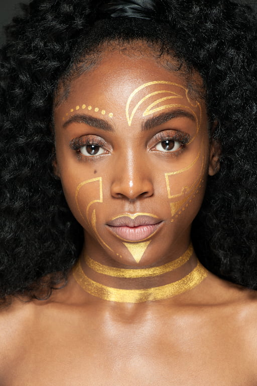 Creative Shoot at @thecentralschoolofmakeup with @itssjadeb from @atlantismodels, photo by @garaziphoto.