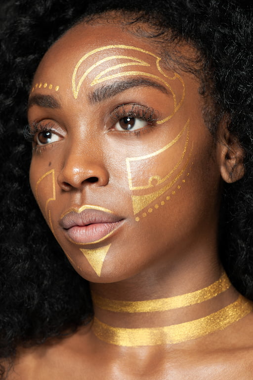 Creative Shoot at @thecentralschoolofmakeup with @itssjadeb from @atlantismodels, photo by @garaziphoto.